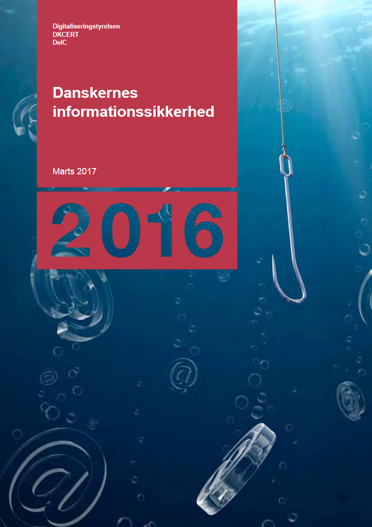 Cover of Danskernes informationssikkerhed 2016